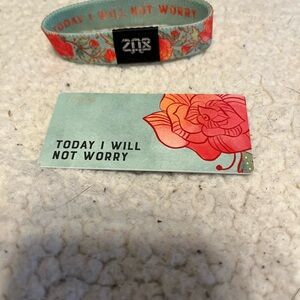 Zox bracelet - Today I will not worry